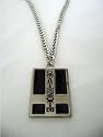 Death Note Anime Manga: Cross Logo necklace