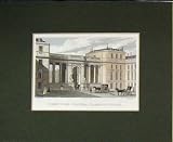 1829 HAND COLOURED VIEW SCREEN CHAMBER DEPUTIES PARIS