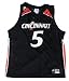 Cincinnati Bearcats Black #5 NCAA Screen Printed Mesh Replica Basketball Jersey By Adidas