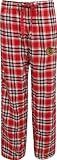 NHL Women's Chicago Blackhawks Harmony Flannel Pants (Red/Black, X-Large)