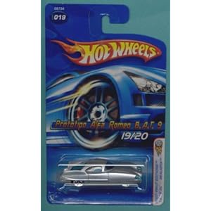 Mattel Hot Wheels 2005 Drop Tops 1:64 Scale Silver Prototipo Alfa Romeo B.A.T. 9 Die Cast Car #019