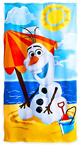 Disney Store Frozen Olaf Beach Towel 2015 New Design