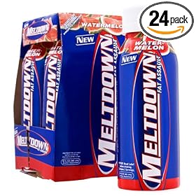 VPX MELTDOWN Fat Burner RTD Beverage, Watermelon, 8-Ounce Bottles (Pack of 24) by Vpx Sports / Redline