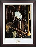 Framed Canvas 36 x 48 Super Bowl XV Program Print | Details: 1981, Raiders vs Eagles