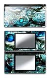 Wet Metal Design Decal Protective Skin Sticker for Nintendo DS Lite