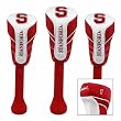 Stanford Cardinal GOLF CLUB HEAD/WOOD COVER SET OF 3