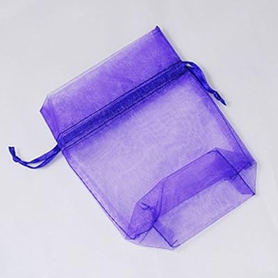 Mememall Fashion 120 pcs Organza Gift Candy Bags Jewelery Packing Pouch Wedding Favor 4"x 5"