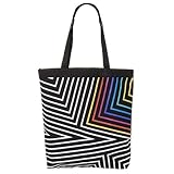Xhilaration  Zigzag Graphic Tote - Multicolor