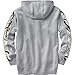 Legendary Whitetails Mens Snow Camo Outfitter Hoodie Athletic Heather X-Large