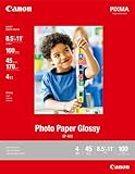 Canon Photo Paper Glossy, 8.5 x 11 Inches, 100 Sheets (0775B024)