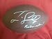 Oakland Raiders Jason Campbell Autographed NFL Wilson Composite Football with 