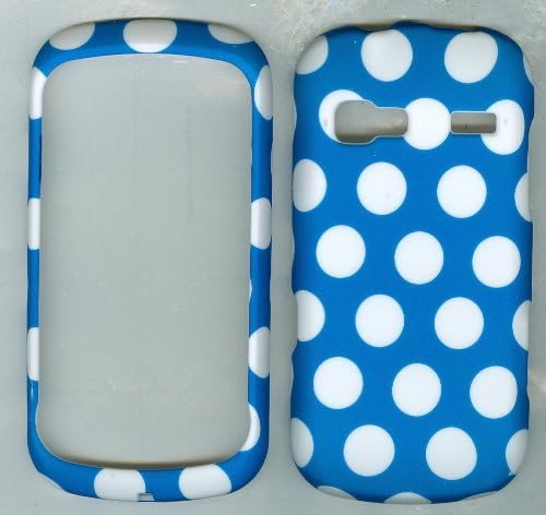 Blue White Polka Dots Faceplate Hard Case Phone Protector for Lg Converse An272 Freedom
