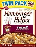Hamburger Helper Microwave Singles, Stroganoff, 10-Serving Box (Pack of 4)