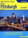 American Map Greater Pittsburgh Pennsylvania