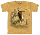 High Mountain Elk T-shirt 100% Cotton KIDS - TEENS and ADULTS Short Sleeve Shirt
