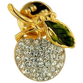 Rhinestone Cherry Brooches & Pins