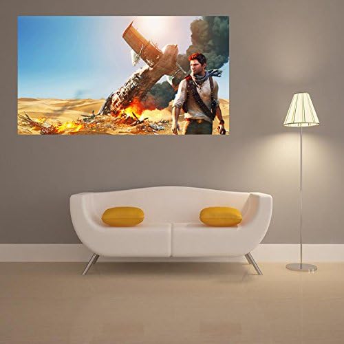 Mary-S Uncharted 4 A Thief End Game Art Poster 20x35" Bedroom Living Room Decoration Waterproof Back Glue Paper Poster WYX1151