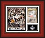 Framed Anaheim Ducks 06/07 Stanley Cup Champs Milestones and Memories