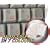RUSSIAN CYRILLIC KEYBOARD STICKERS WITH RED LETTERING ON TRANSPARENT BACKGROUND