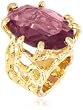 Trina Turk Amethyst Branch Gold Plated Ring, Size 7