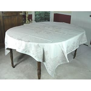 Djakarta French Provence Square Tablecloth 68 inch