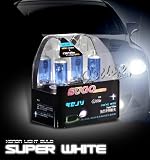 00 01 02 03-04 MITSUBISHI ECLIPSE / 01-04 HONDA CIVIC / 93 94 95 96-97 NISSAN ALTIMA H4 HALOGEN HYPER WHITE HID HEADLIGHT LIGHT BULB