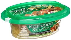 Healthy Choice Fresh Mixers, Szechwan Beef with Asian Style Noodles, 6.95-Ouce Bowls (Pack of 6)