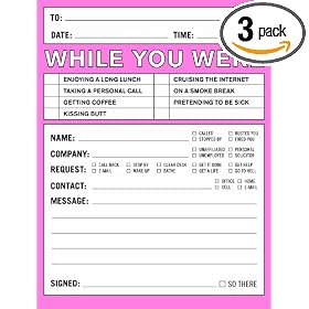 Knock Knock Nifty Notes while You Were... Pad: Health &amp; Personal Care