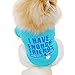 Voberry® New Fashion Pet Puppy Funny Cute Clothes Summer Cotton Quote Shirt Small Dog Cat Pet T Shirt (XS)