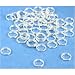 Jewelry : 50 Sterling Silver Split Rings Charm Bead Parts 5mm