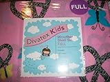 Divatex Pink Zebra Peace Signs Butterfly Full Size Sheet Set