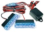Produkt-Bild: EUFAB 17693 LED Strobe Light, blau, 7 LED mit Demo Funktion