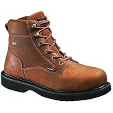 6 Wolverine� DuraShocks� Outside Heel Steel Toe EH Boots Dark Brown by Wolverine