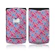 Skully Blue Design Protective Skin Decal Sticker for Motorola RAZR V3xx Cell Phones
