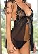 Discover  Hustler 2 Piece Lace And Mesh Babydoll Set Get It Now!