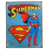 Superman Retro Tin Sign