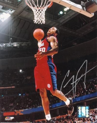 Autographed/Hand Signed 8x10 Photo Corey Maggette La Clippers