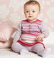 Autograph Cotton Rich Knitted Dress & Tights Outfit