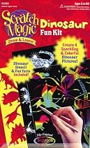 Scratch Art Scratch Magic Draw And Learn Dinosaur Fun Kit