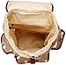 Wild Pair Printed Canvas Backpack With Faux Leather Trim