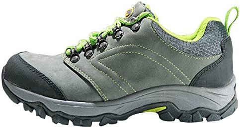 YMHW Women's Outdoor Fashion Low Cut Waterproof Anti-slip Climbing Hiking Shoes Fluorescent-green 38EU