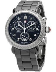 Michele Womans MWW03N000003 CSX Ceramic Black Diamond Watch