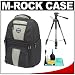 M-ROCK Arches 528 Digital SLR Camera Sling Backpack (Sage/Black) + Tripod + Accessory...