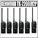 Kenwood Pro Talk TK-2200LV2P VHF 2 Channel 2 Watt 2-way Radio 6-pack Outfit - Kenwood ATK2200LV2P6K1