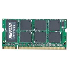 BUFFALO ノートPC用増設メモリ PC2-6400 (DDR2-800) 2GB D2/N800-2G/E