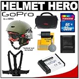GoPro HD Helmet Hero Video/Still Digital Camera & Waterproof Housing with 32GB SD Card + Chest Mount + Battery + Case + Accessory Kit
