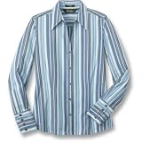 Wrinkle Resistant Extended Cuff Stripe Shirt