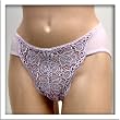 Venus 2 Pack Violet Floral Mesh Bikini Panty #2003 sz S