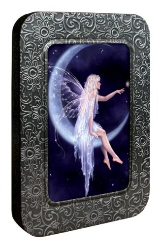 Tree-Free Greetings Noteables Notecards In Reusable Embossed Tin, 12 Card Assortment, Recycled, 4 x 6 Inches, Birth of a Star, Multi Color (76043)