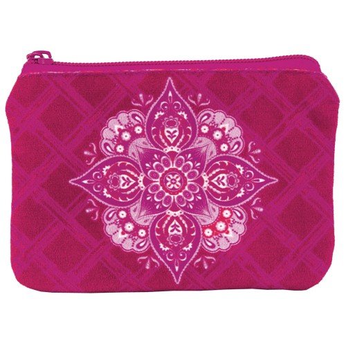 Santa Barbara Design Studio Lily Ashbury Zippered Travel Case, Mandala, Pink